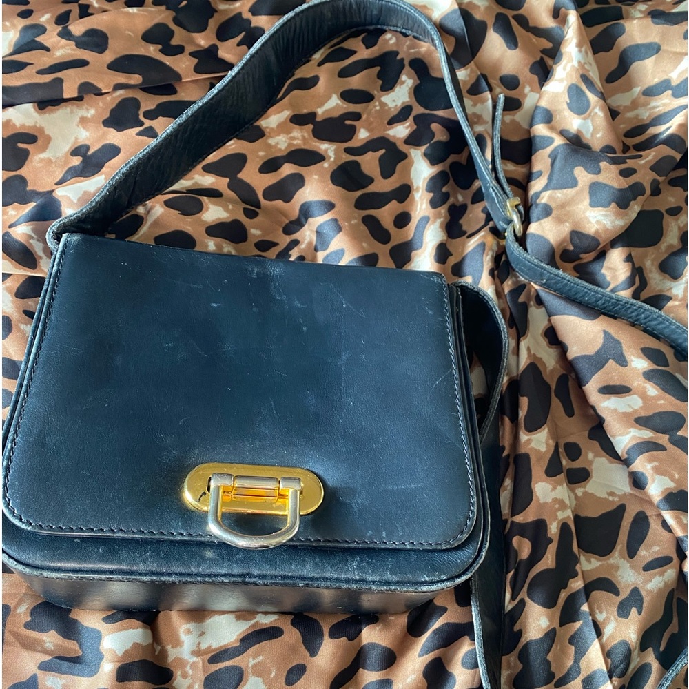 Vintage Navy Blue Holt Renfrew Purse